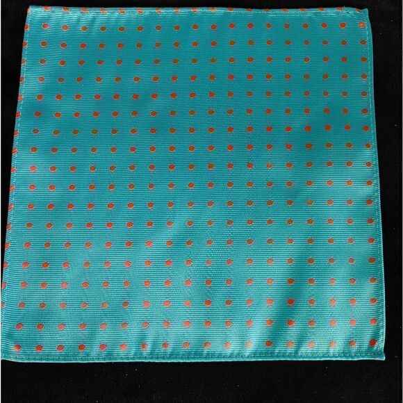 ALLURE MEN'S MULTI-DOT POCKET SQUARE. - Picture 1 of 3
